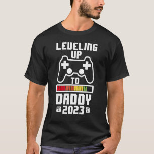 T-shirt Les Hommes Vintage Bientôt D'Être Papa Se Leveler