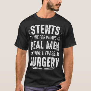 T-shirt Les hommes vrais ont contourné la chirurgie Open H