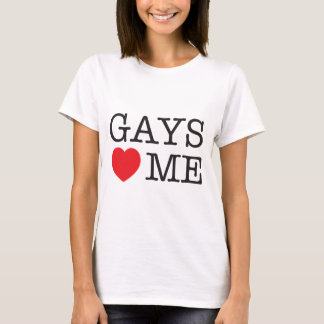 T-shirt Les homosexuels m'aiment