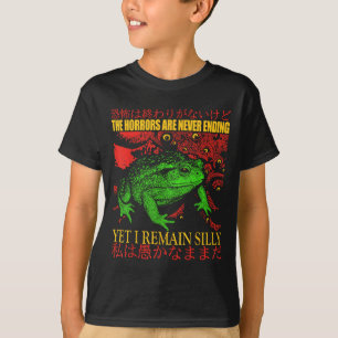 T-shirt Les Horreurs Japonaises De La Grenouille Ne Se Ter