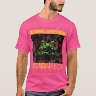 T-shirt Les horreurs ne cessent jamais Horreur Grenouille