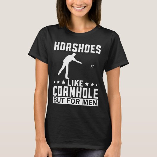 T-shirt Les Horseshoe Sont Pour Hommes Horseshoe Pitcher (Devant)