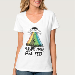 T-shirt Les humains font de grands animaux UFO Alien Costu