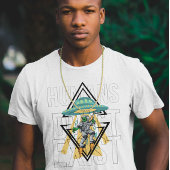 T-shirt Les humains n'existent pas Funny Geek Ufo Alien Gr