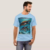 T-shirt Les îles Hawaii Kahoolawe Aloha (Devant entier)