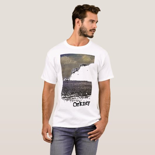T-shirt Les îles Orkney (Devant entier)