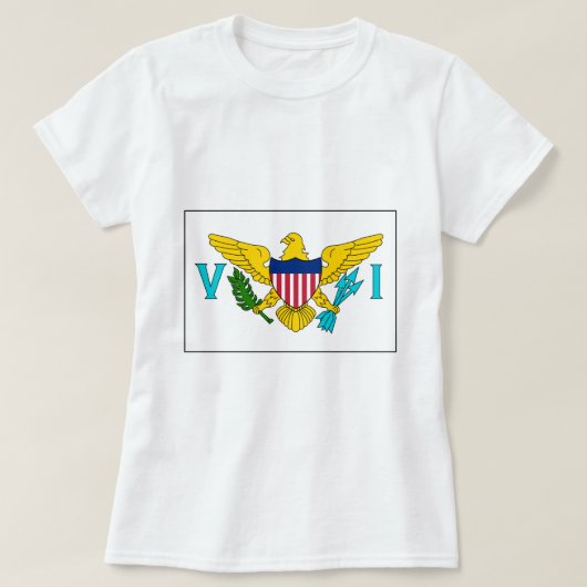 T-shirt Les Îles Vierges américaines (Design devant)