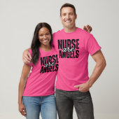 T-shirt Les infirmières sont des anges (Unisexe)