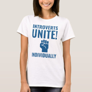 T-shirt Les introvertis unissent