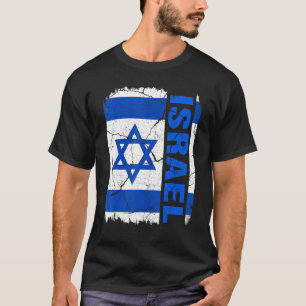 T-shirt Les Israéliens vintages drapeau Israël fierté raci