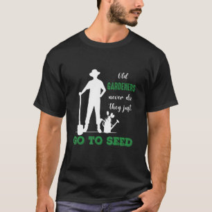 T-shirt Les jardiniers ne meurent jamais Jardin Allot Plan