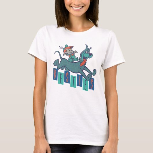 T-shirt Les Jetsons | Elroy & Astro Besties (Devant)