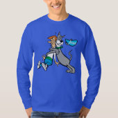 T-shirt Les Jetsons | George & Astro Hug (Devant)