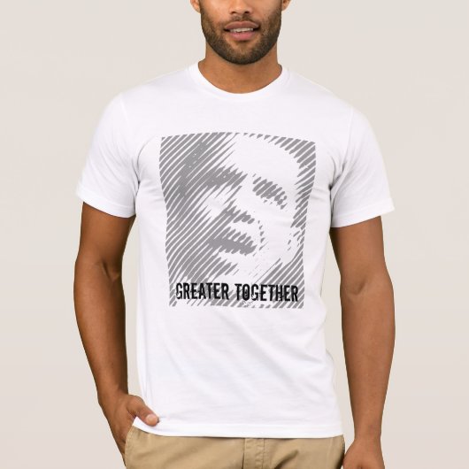 T-shirt Les jeunes Américains pour Obama 2012 (Devant)