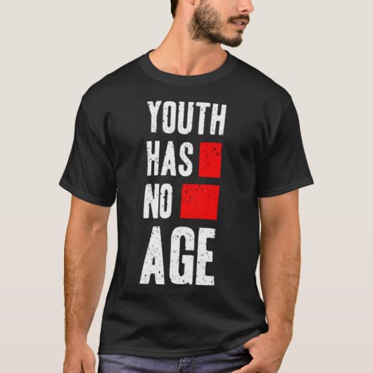 T-shirt Les jeunes n'ont pas d'âge (Devant)