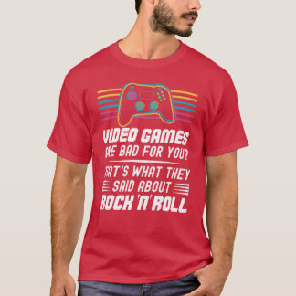 T-shirt Les jeux vidéo sont mauvais pour vous Classiques j