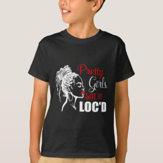 T-shirt Les jolies filles ont les dreadlocks tressés