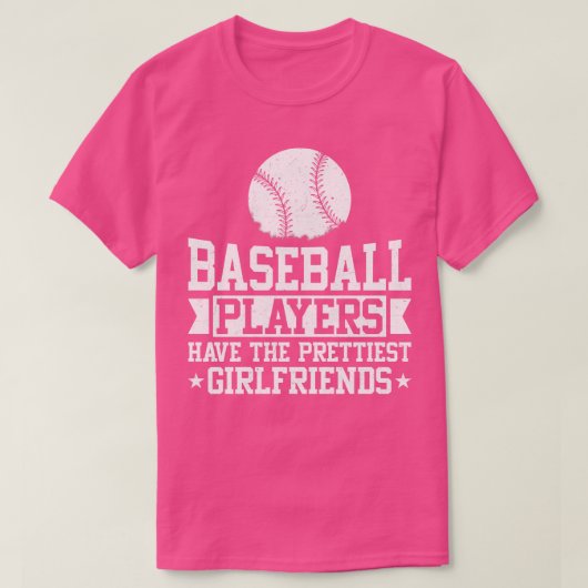 T-shirt Les joueurs de baseball ont les plus belles filles (Design devant)