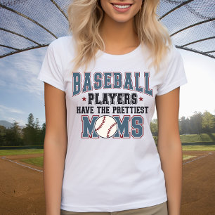 T-shirt Les Joueurs De Baseball Ont Les Plus Belles Moms