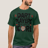 T-shirt Les Joueurs De Dart savent comment coder les fléch (Devant)
