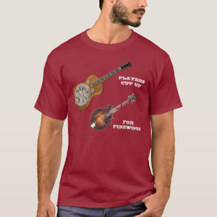 T-SHIRT LES JOUEURS DE DOBRO ONT COUPÉ DES MANDOLINES POU