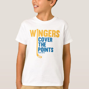T-shirt Les Joueurs De Hockey Couvrent Les Points
