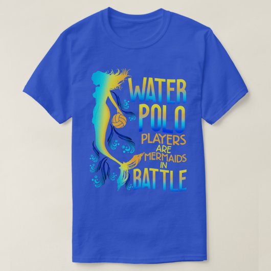 T-shirt Les Joueurs De Polo D'Eau Sont Des Sirènes En Bata (Design devant)