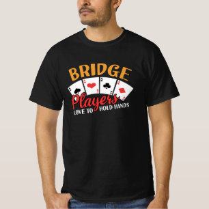 T-shirt Les Joueurs De Pont Drôle Aiment Tenir Les Mains