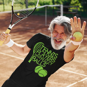 T-shirt Les joueurs de tennis ont les boules brouillées