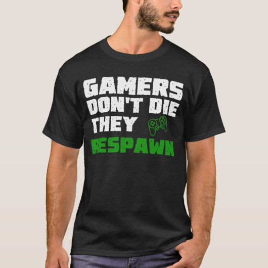 T-shirt Les joueurs ne meurent pas (Devant)