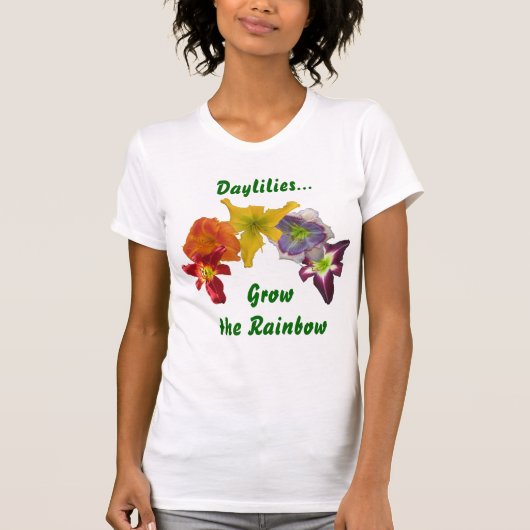 T-shirt Les jours grandissent l'arc-en-ciel (Devant)