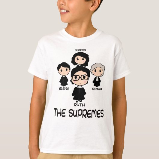T-shirt Les Juges de la Cour suprême RBG de SUPREMES (Devant)
