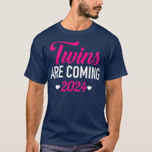 T-shirt Les jumeaux vont arriver en 2024 pour la faire-par