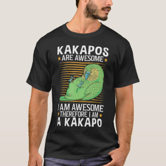 T-shirt Les kakapos sont géniaux Perroquets de hibou néo-z
