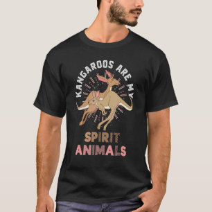 T-shirt Les kangourous sont mes animaux spirituels Kangou