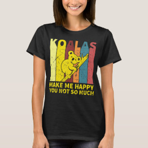 T-shirt Les koalas vintage me rendent heureux, vous pas ta