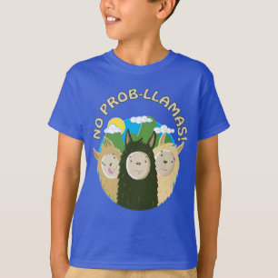 T-shirt Les lamas n'ont aucun Prob-Lama