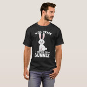 T-shirt Les Lapins Amoureux De Lapin Funny Feront Le Comme (Devant entier)