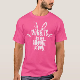 T-shirt Les lapins sont mes gens préférés