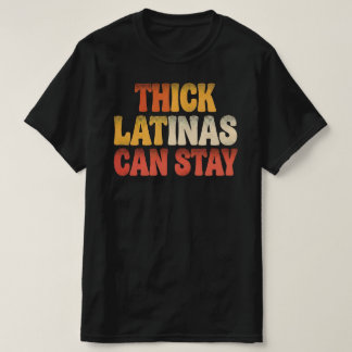 T-shirt Les Latinas rondes peuvent rester | Fierté des Lat