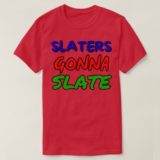 T-shirt les lattes vont s'incliner (Design devant)