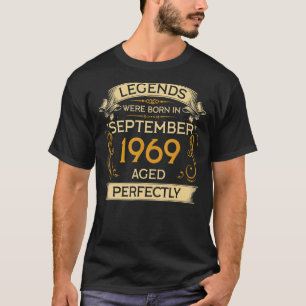 T-shirt Les Légendes D'Anniversaire Sont Nées En Septembre
