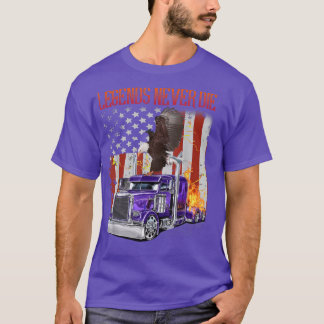 T-shirt Les Légendes Ne Reposent Jamais En Paix Oeuvre D'A