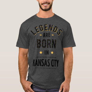 T-shirt Les Légendes Sont Nées À Kansas City