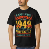 T-shirt Les Légendes Sont Nées En 1949 , Légende 1949 Cade (Devant)