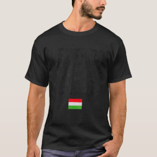 T-shirt Les légendes sont nées en Hongrie Drapeau hongrois