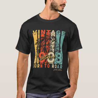 T-shirt Les Légendes Sont Nées En Octobre 1983 Vintage