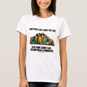 T-shirt Les légumes sont une nécessité à un régime (l