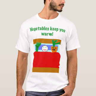 T-shirt Les légumes vous gardent pour chauffer !