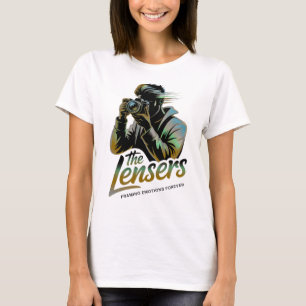 T-shirt Les Lensers Cadrage des émotions Photographe Fem